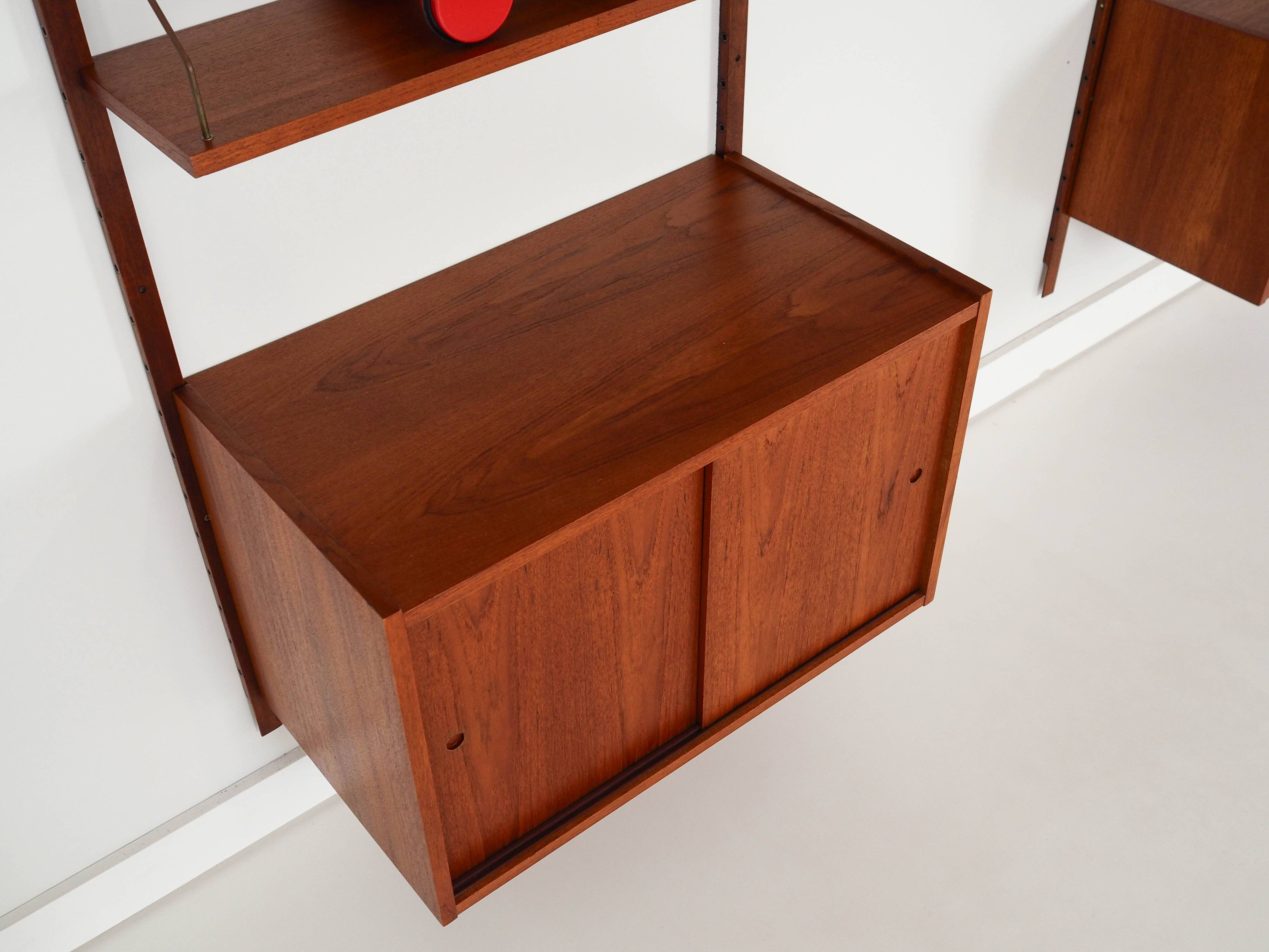 Teak shelving unit, Danish design, 1960s, production: Denmark