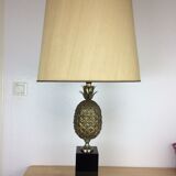 Golden pineapple lamp house Le Dauphin 70s