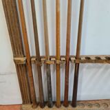 Wooden billiard tail holder