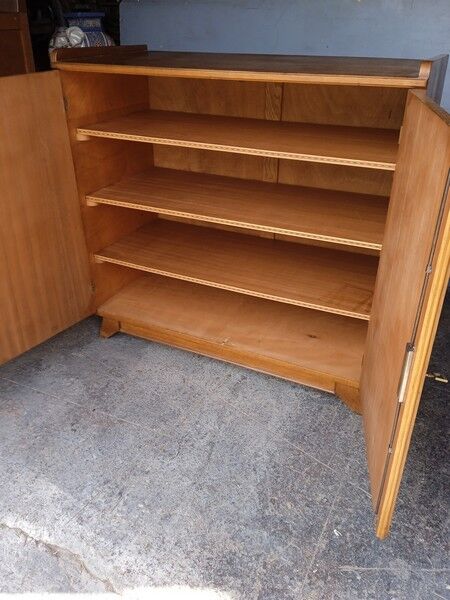 Low sideboard 2 doors vintage period 1950s