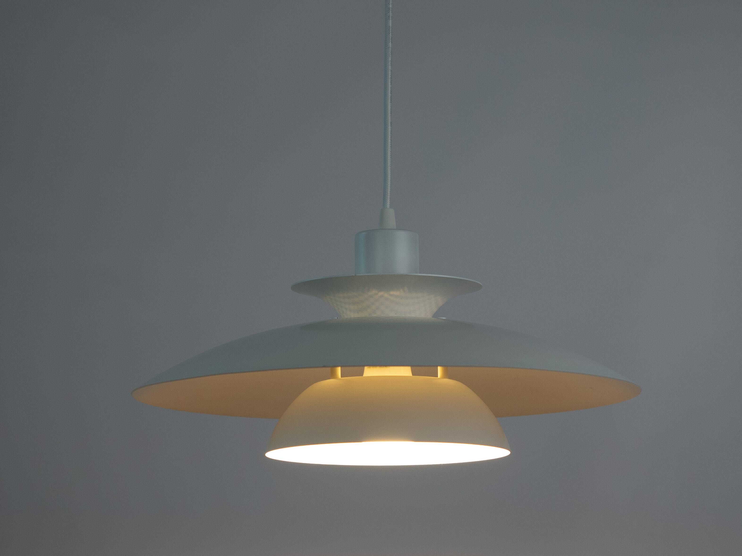 Danish vintage pendant lamp Molly proj. Kurt Wiborg, Jeka, lata 80