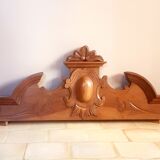 Walnut pediment