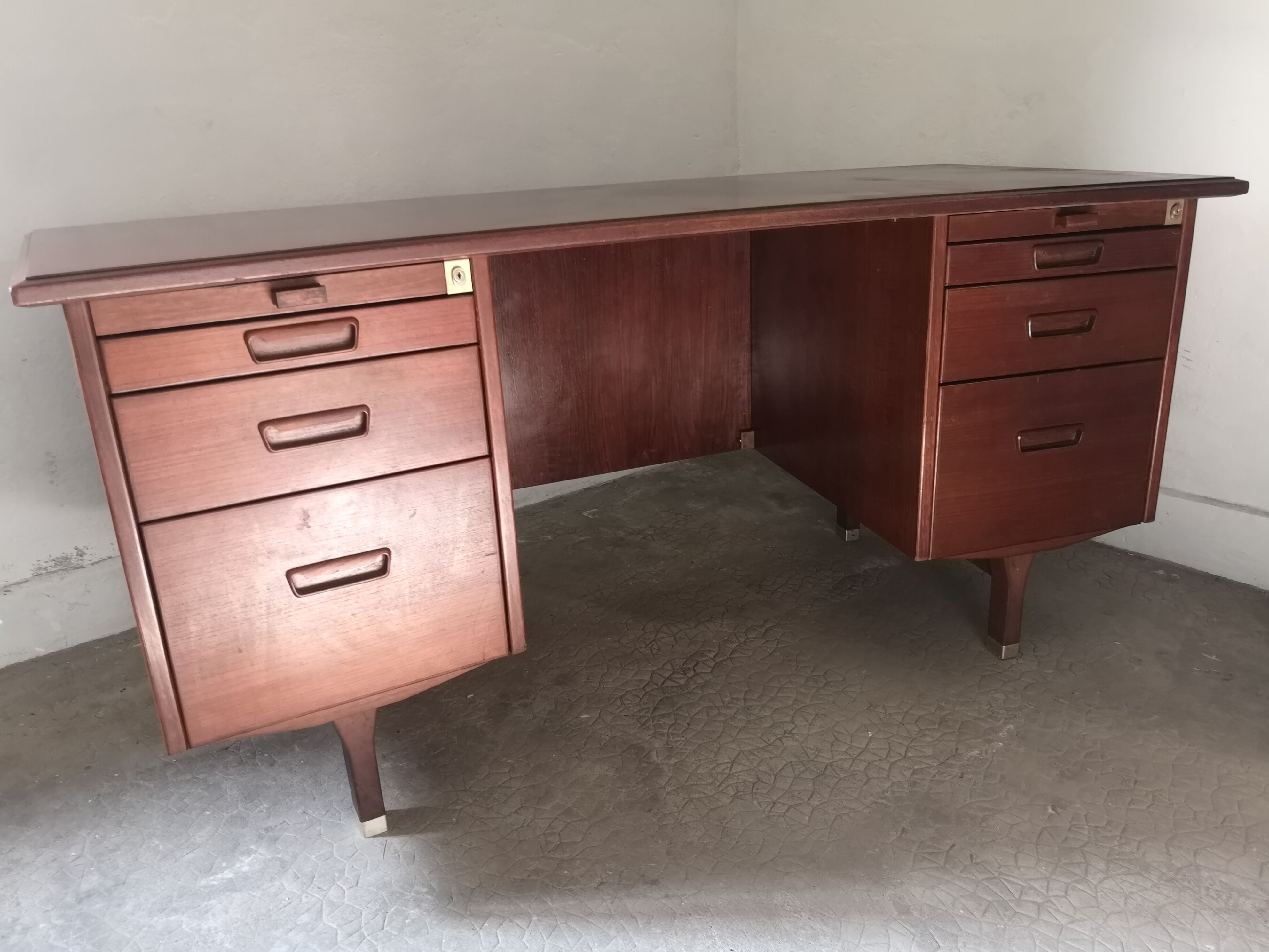Scandinavian teak desk