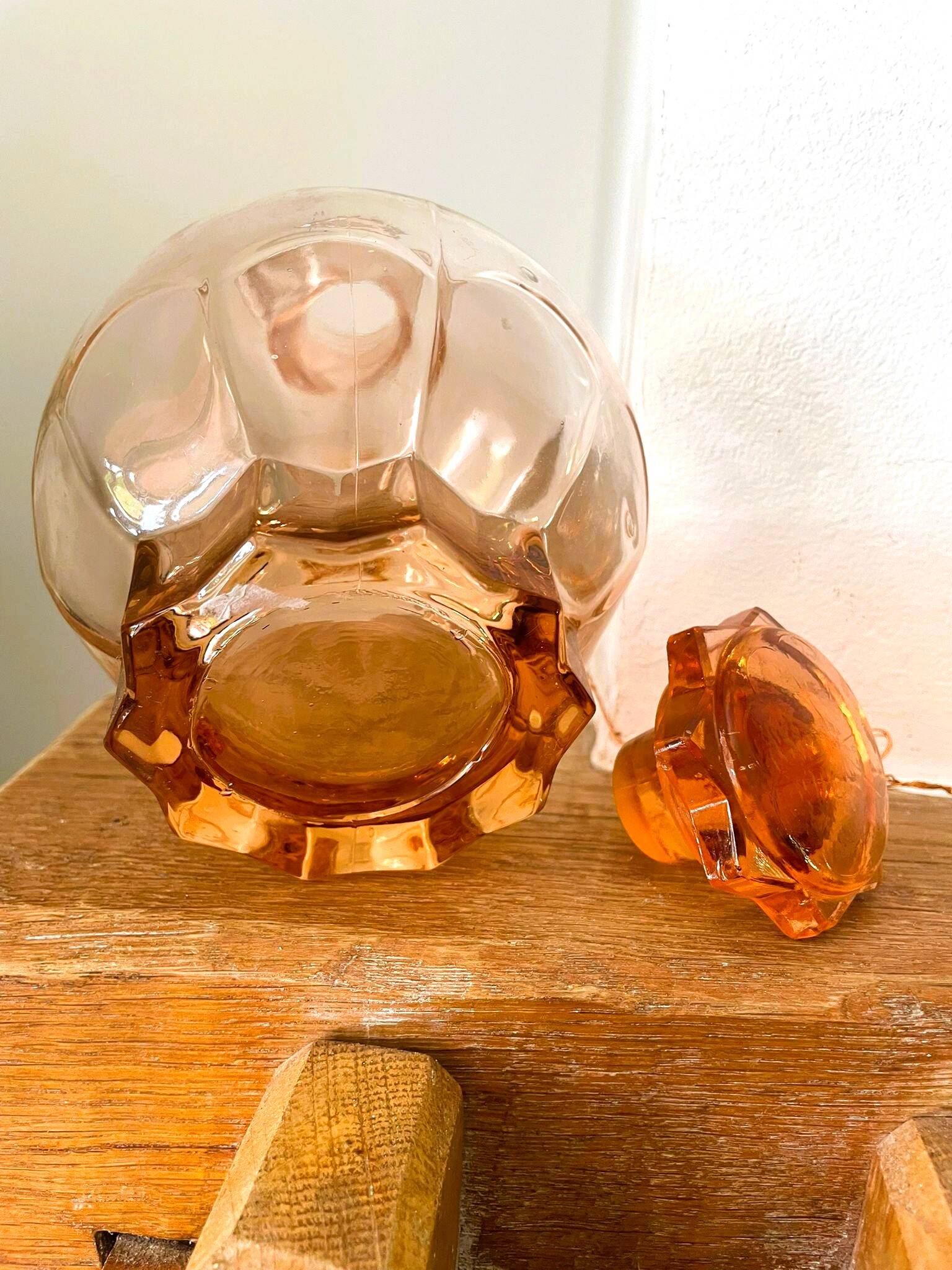 Rosaline glass carafe