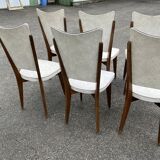 Set of 6 vintage high chairs – 50s/60s design
