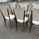 Ensemble de 6 chaises haute vintage – Design années 50/60