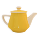 Théière Villeroy & Boch en porcelaine jaune et blanche
