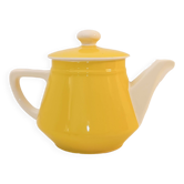 Villeroy & Bosch porcelain teapot, yellow and white.
