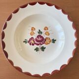 6 old Longchamp earthenware soup plates