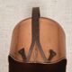 Antique copper bucket or log holder.