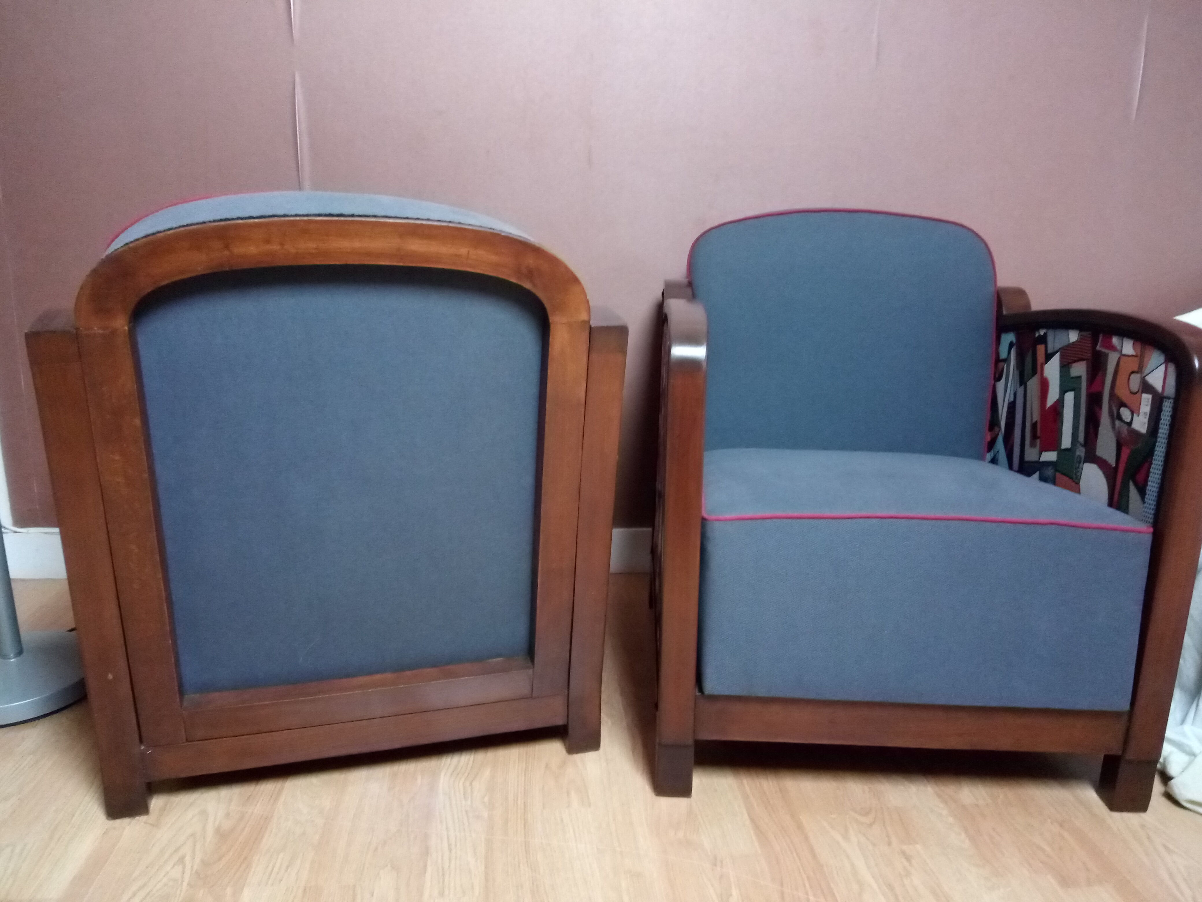 Paire de fauteuils Art Déco