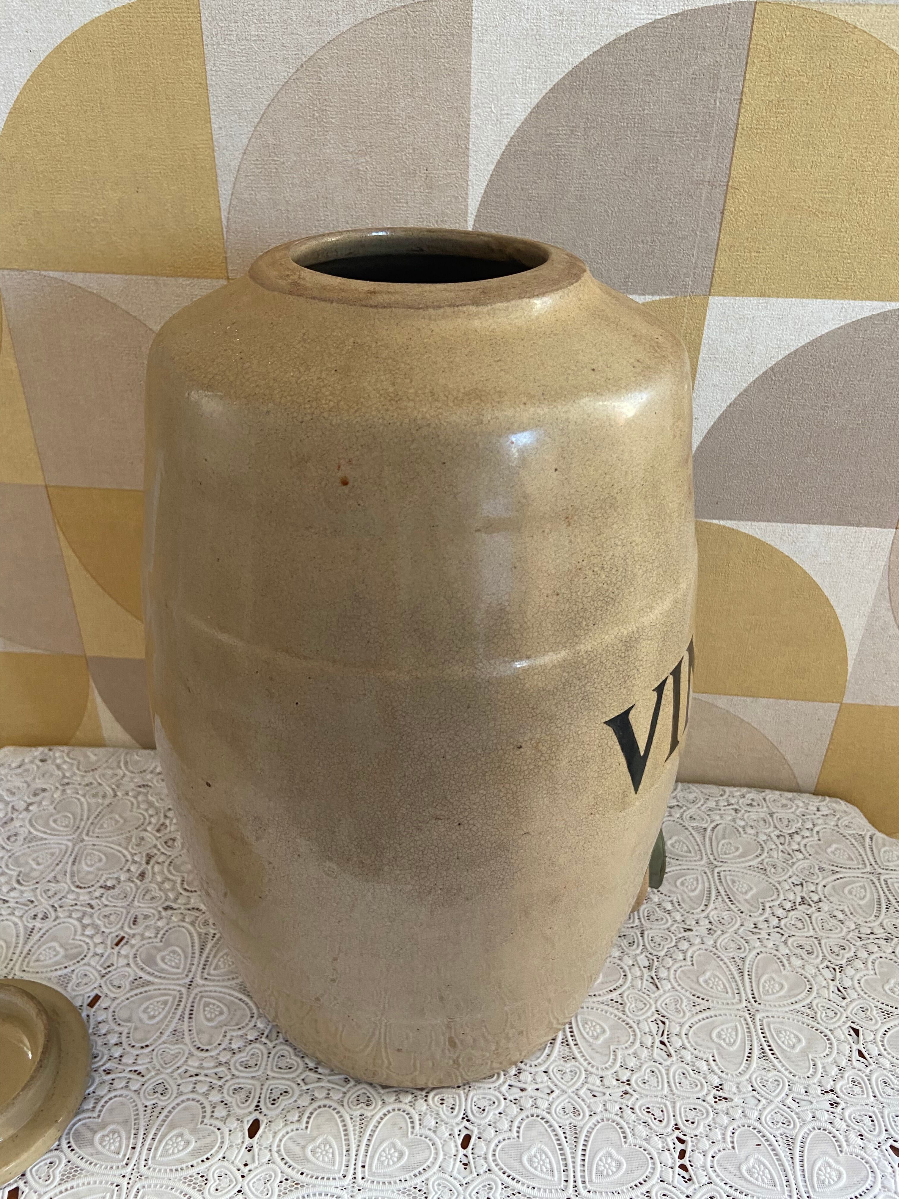 Stoneware Vinegar Pot