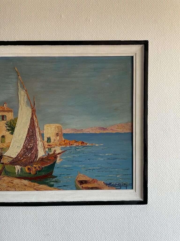 Port of Provence 1942 - Henri Edouard Bargin (1906-1980)