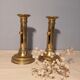 Two pusher candlesticks