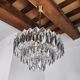 J.T Kalmar chandelier, cut glass, 3 levels, Austria 1970
