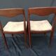 Paire de chaises scandinave