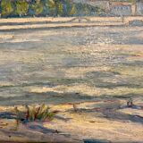 Tableau ancien, Marine signée , années 50/60