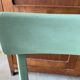 Lot de 4 chaises bistrot vertes