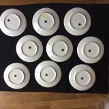 Ancien service à gâteaux porcelaine BRP Limoges