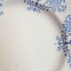 Set of 4 large flat plates iron earth k-g luneville model "mauresque" 1890