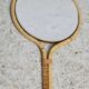 Rattan mirror in the style of Louis Sognot, France, 1950