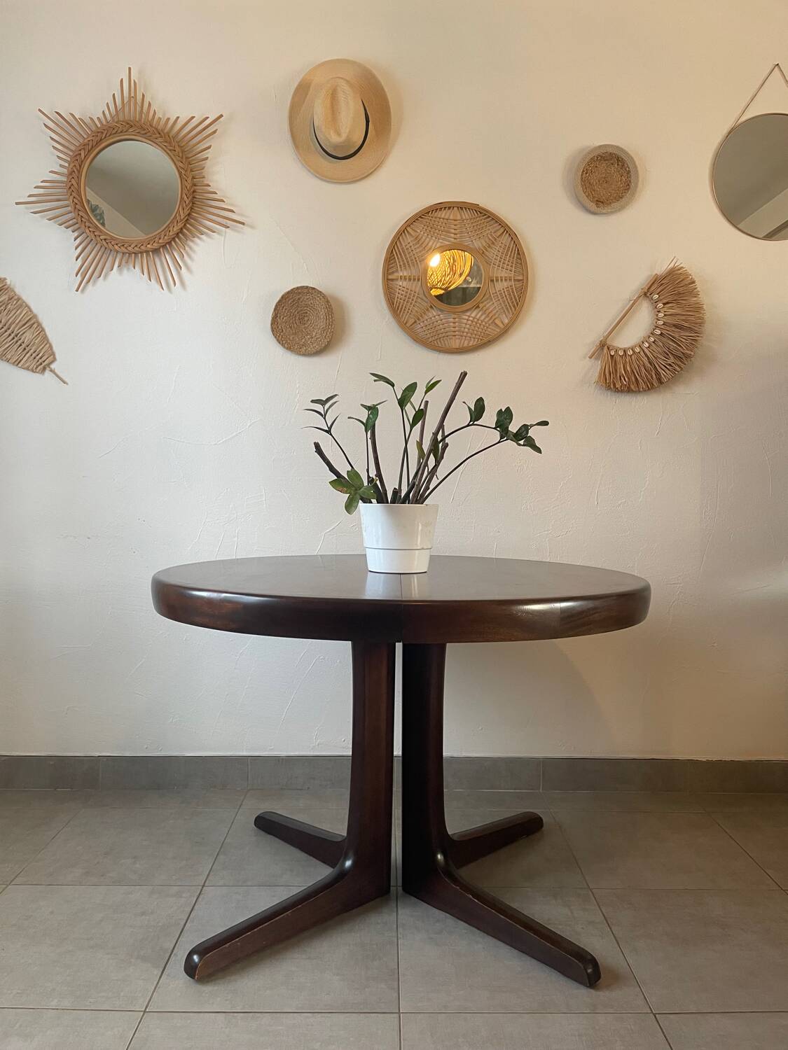 Table Baumann vintage 2 rallonges