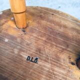 Industrial Low Tripod Stools, Belgium, 1950s, Set of 3