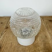 Vintage White Porcelain Ceiling Light, 1970s