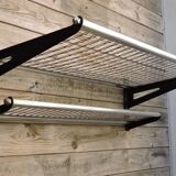 Shelve carries vintage sncf train luggage