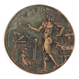 Vide-poches Art Déco en bronze Max Le Verrier