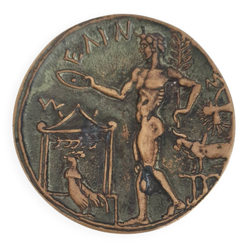 Vide-poches Art Déco en bronze Max Le Verrier