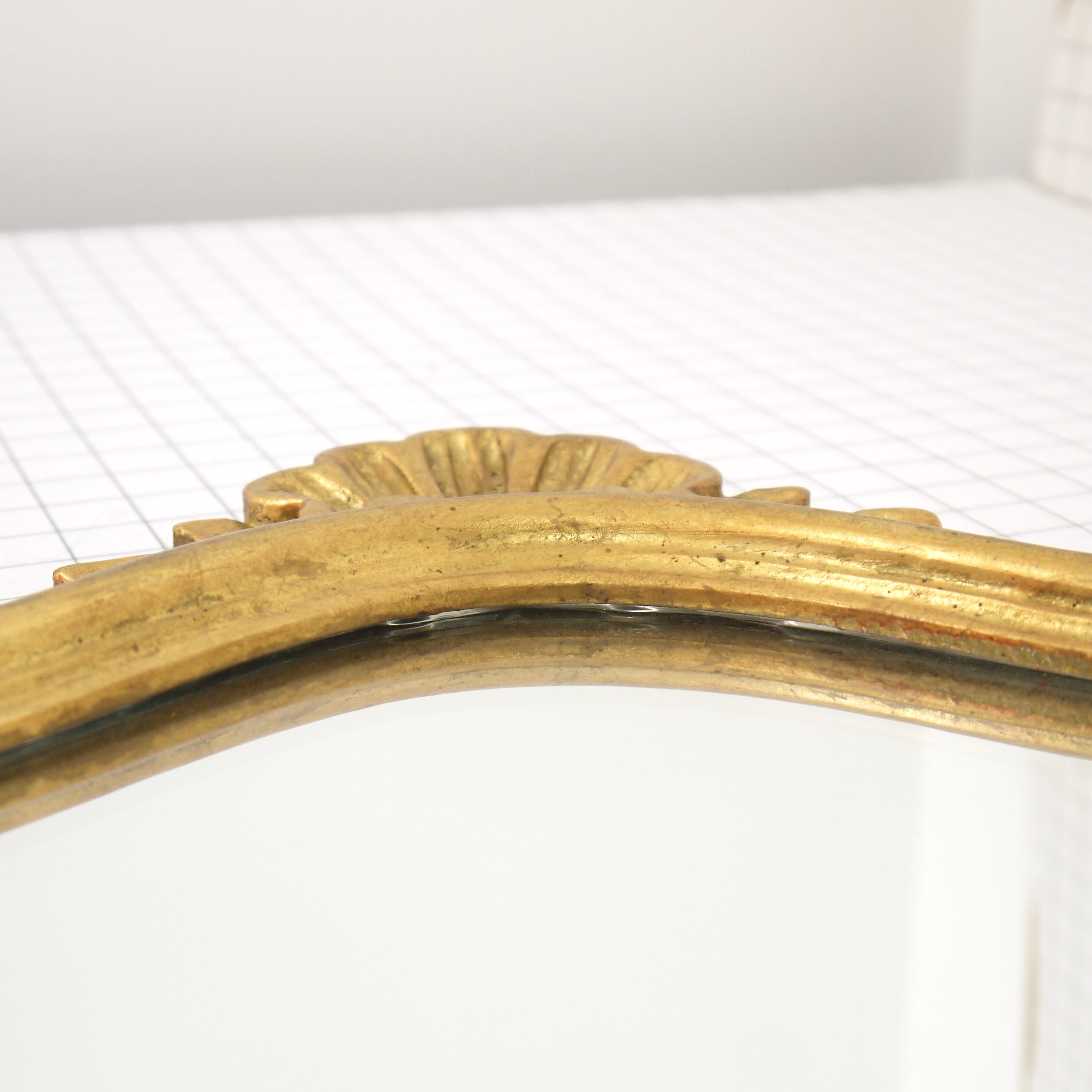 Gilded wood mirror 67x42cm