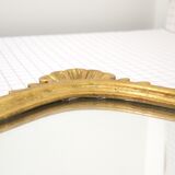 Gilded wood mirror 67x42cm