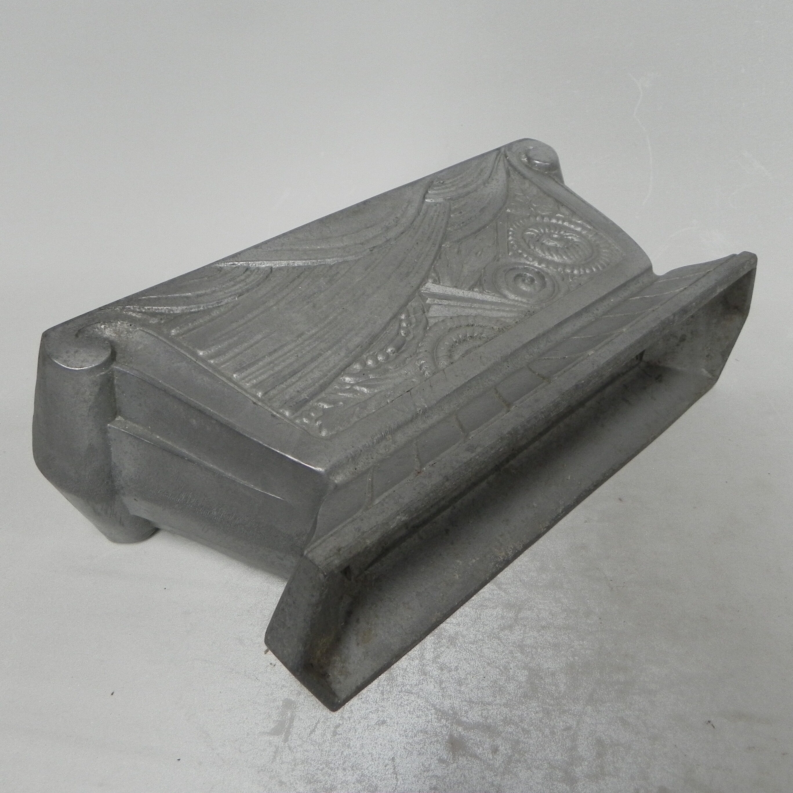 Aluminum art deco vase