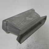 Aluminum art deco vase