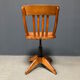 Chaise de bureau hêtre par Albert Stoll années 1940