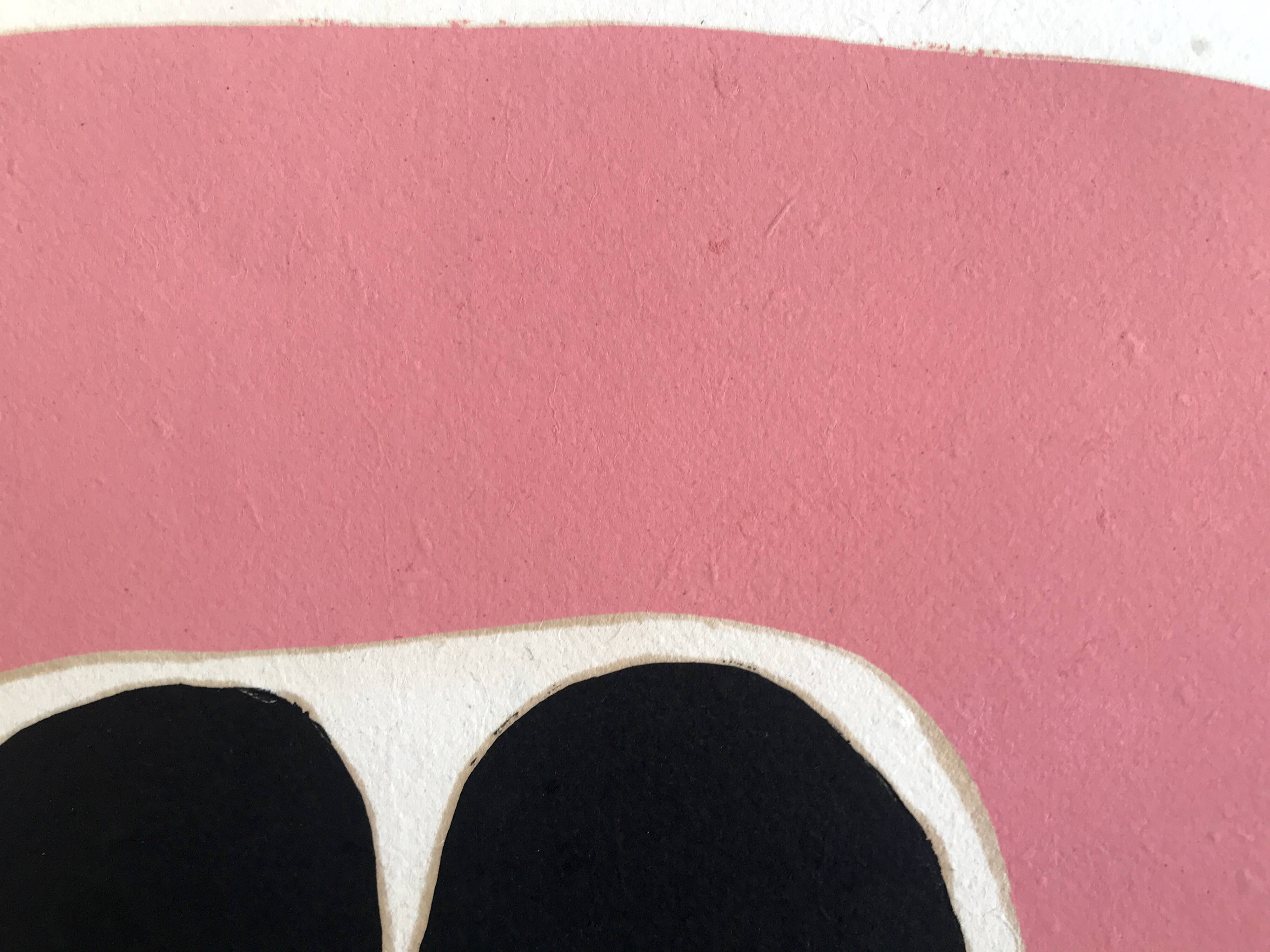 Pierre SZÉKELY, Art nu n°1, 1974. Original print signed in pencil