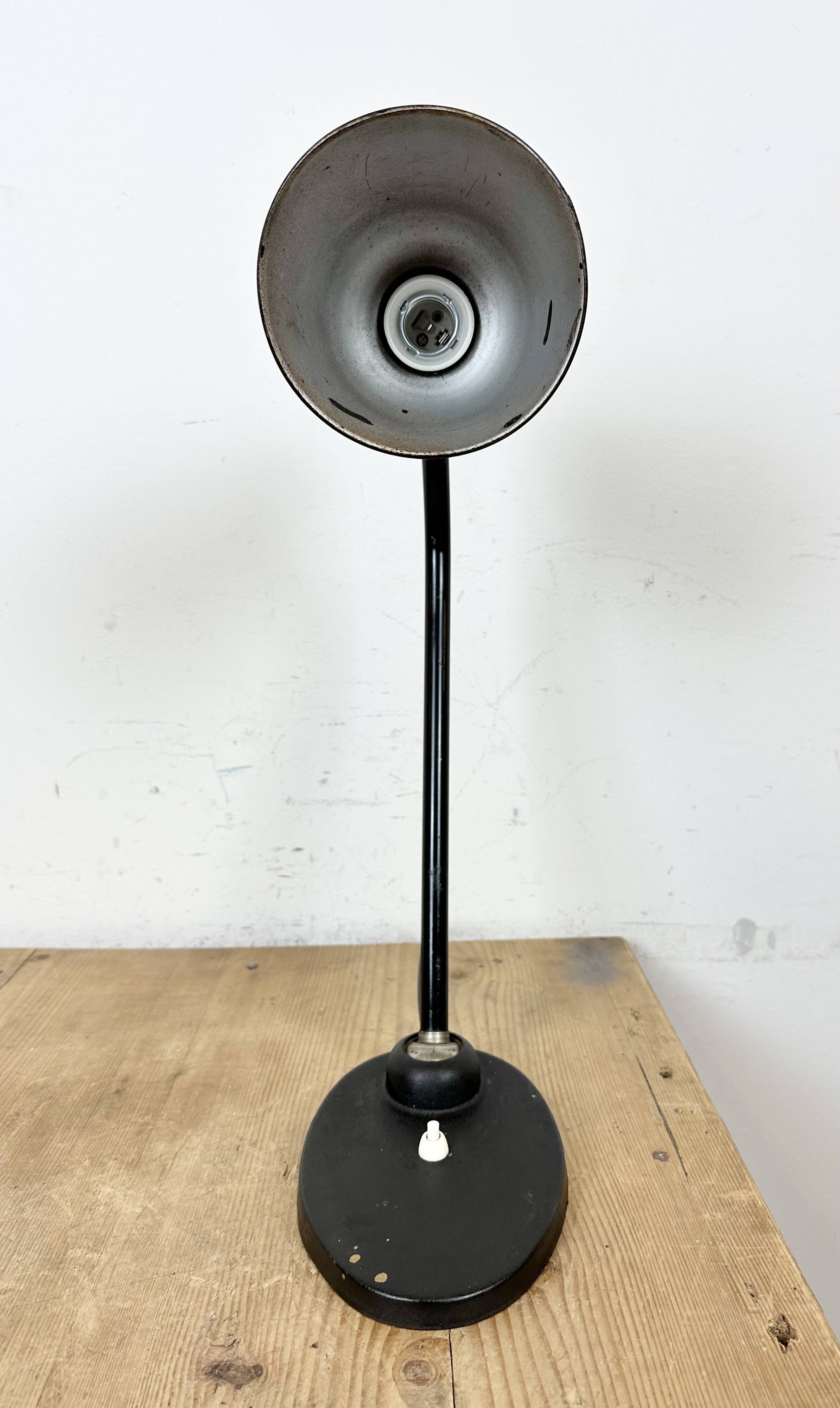 Vintage Black Table Lamp by Christian Dell for BUR Bunte & Remmler, 1930s