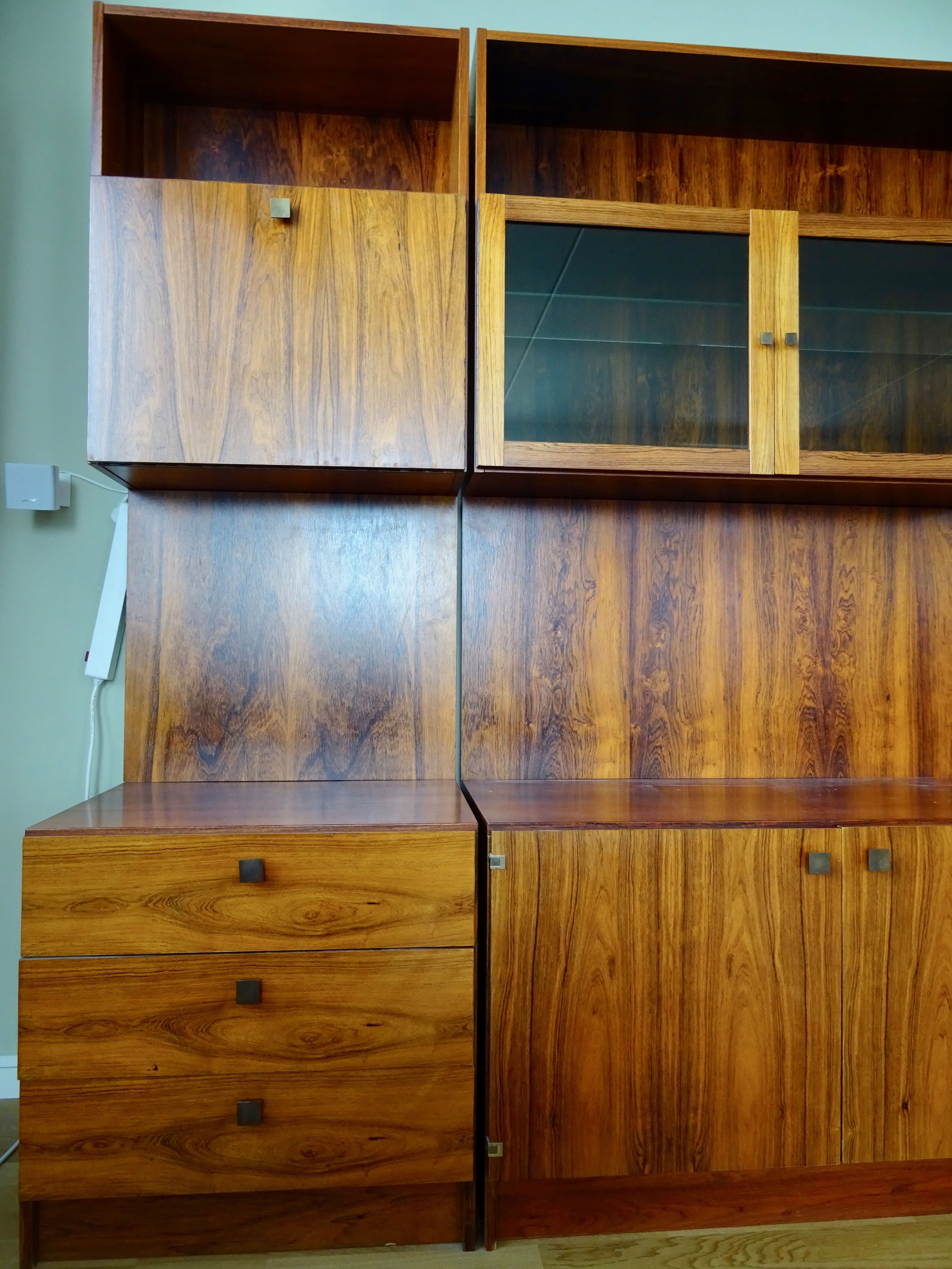 Scandinavian bookcase in rosewood, 1960
