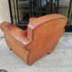 Leather club chair from the 1940s
