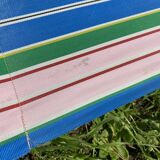 Chaise de plage , camping années 70