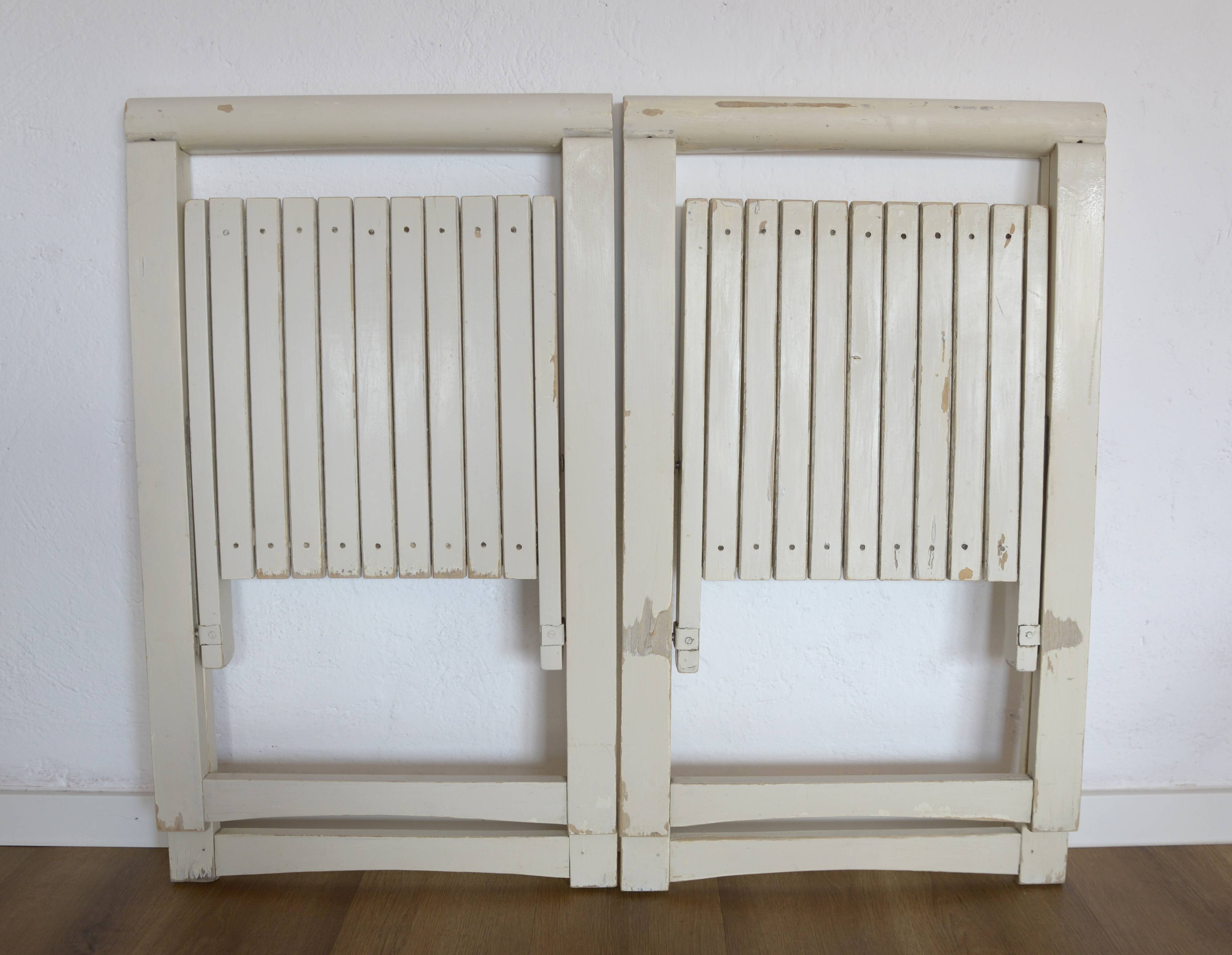 Set of 2 Trieste Folding Chairs Vintage from 1960's