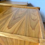 Minimalist vintage bedside tables