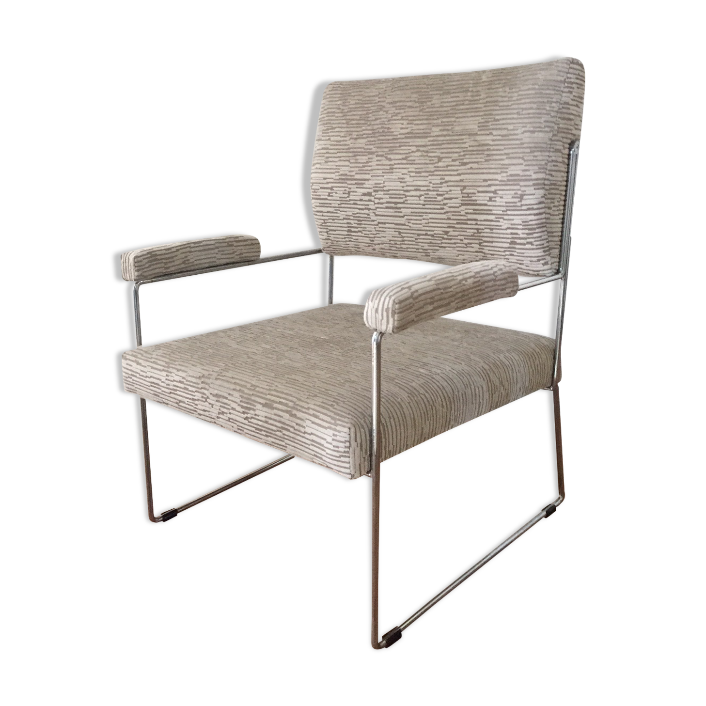 Chair of the 70s, toboggan foot