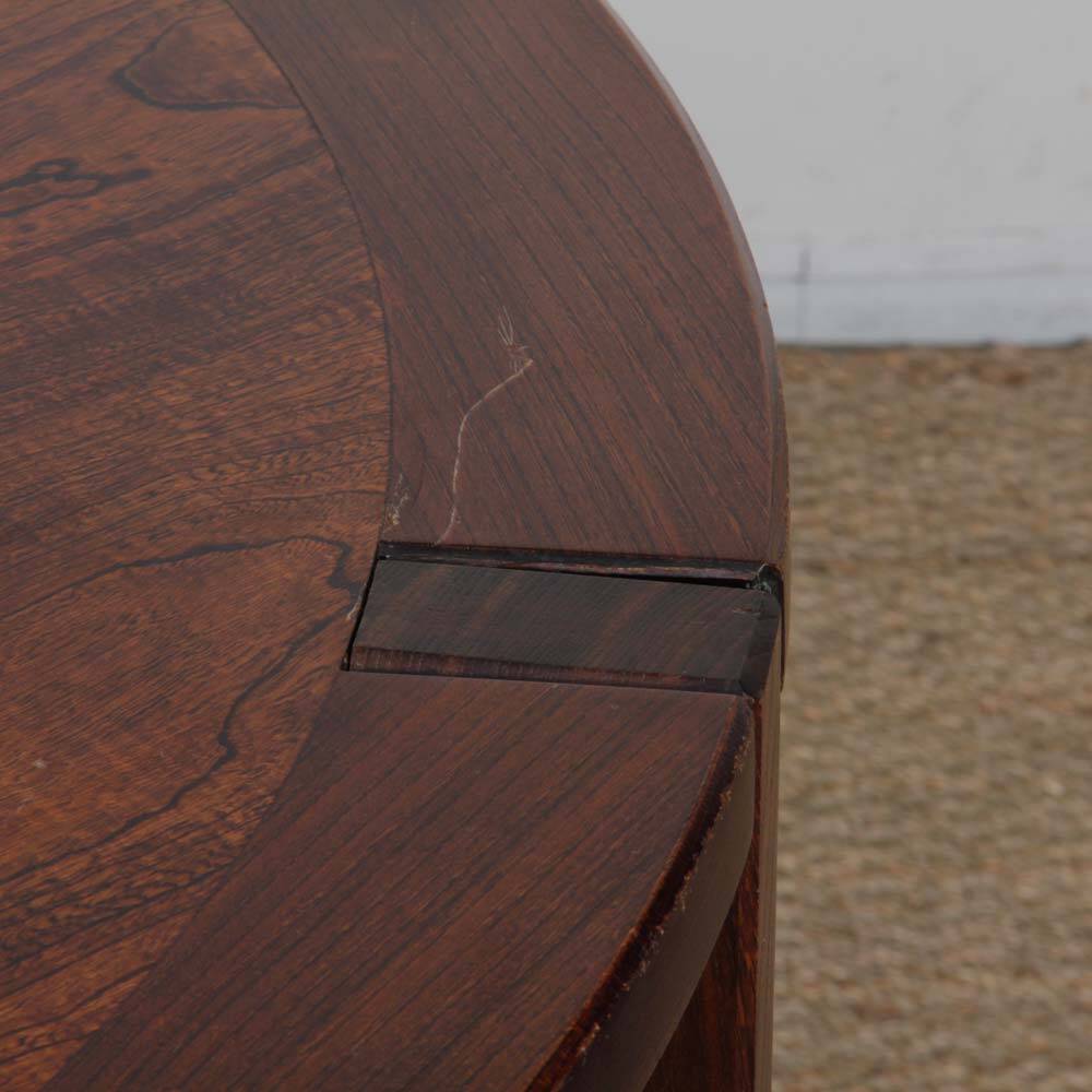 1970s extendable wooden dining table