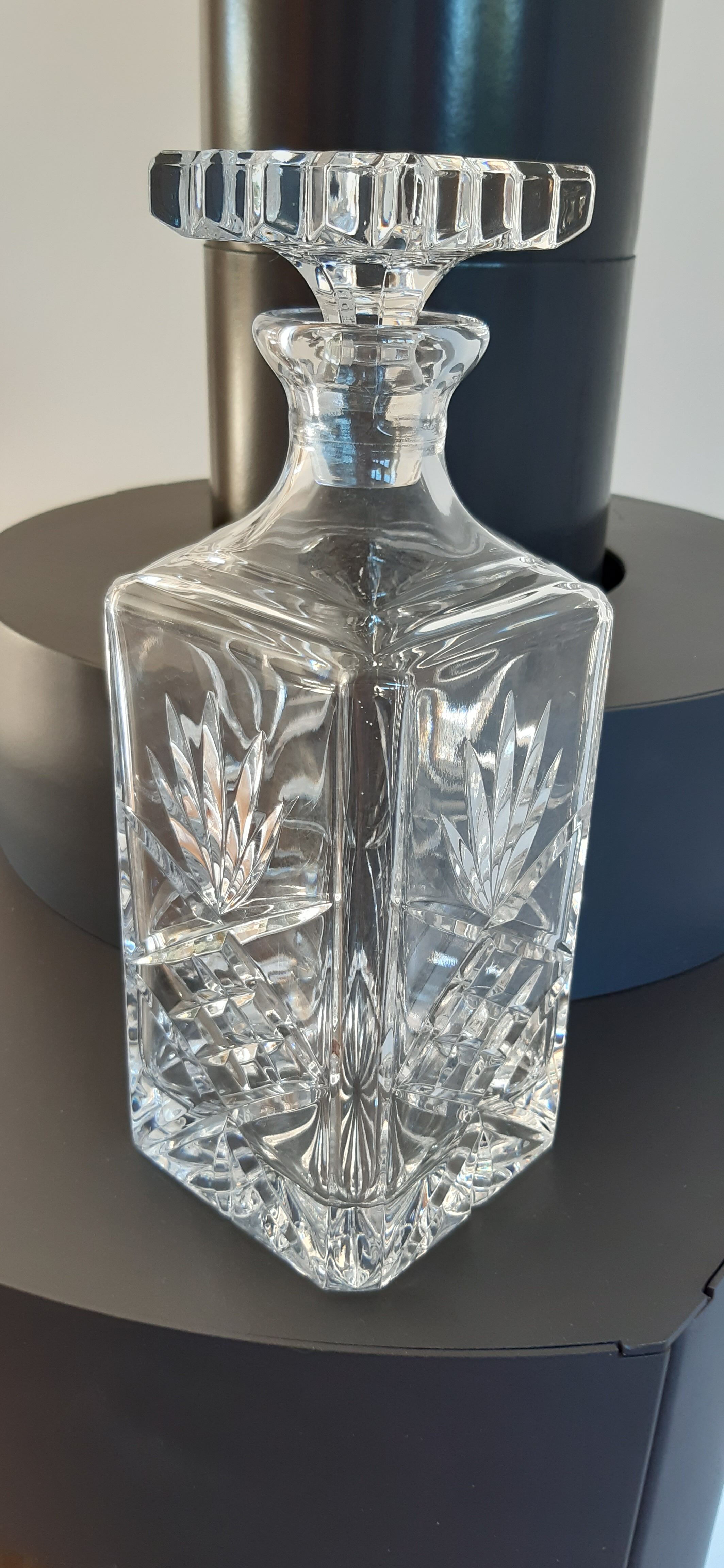 Crystal whisky decanter 60s-70s