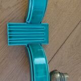 Double wall lamp in earthenware style, Art Deco, Year 1950