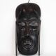 African Mask Hand Craved In Dark Wood From West Africa