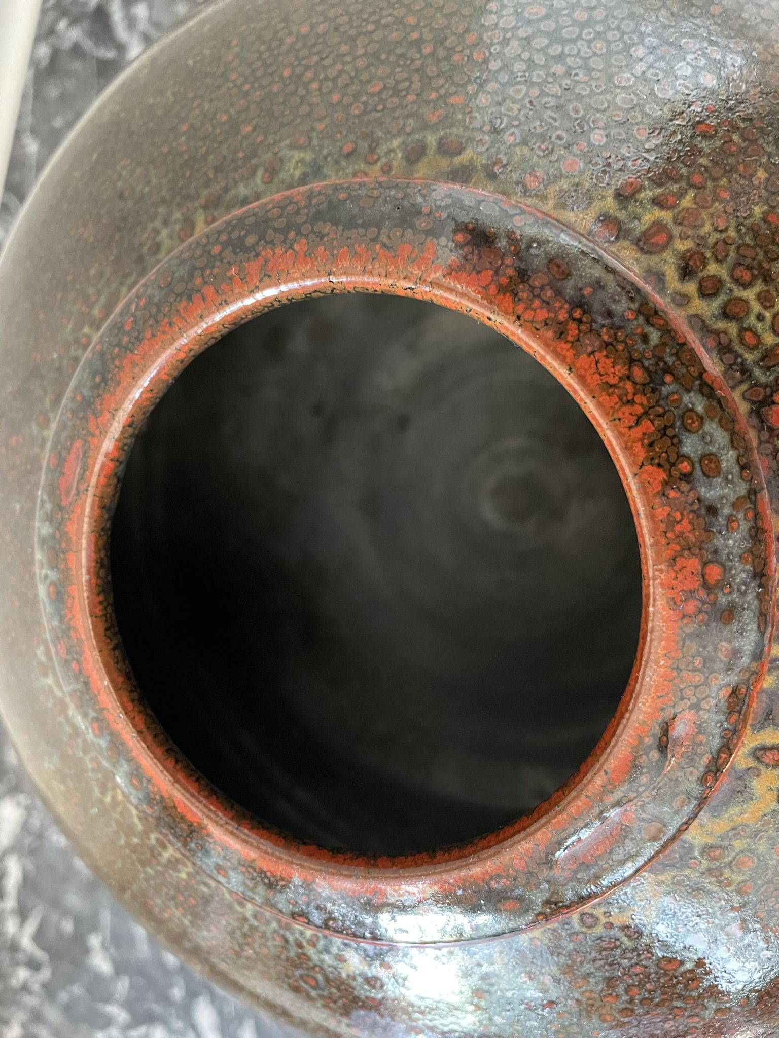Vase émaillé