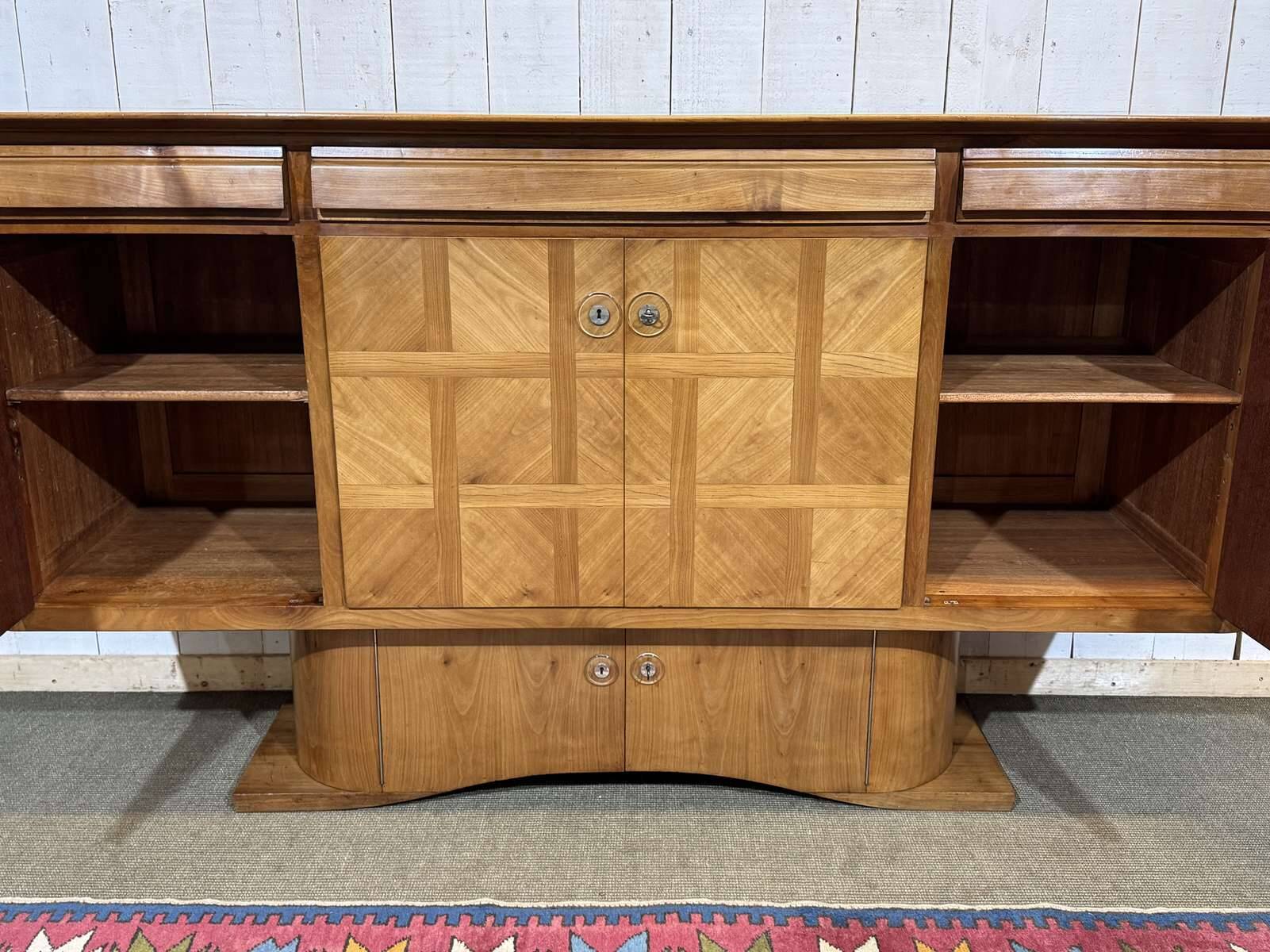 Art Deco enfilade signed Jorj Rual (1901-1986) dated 1935